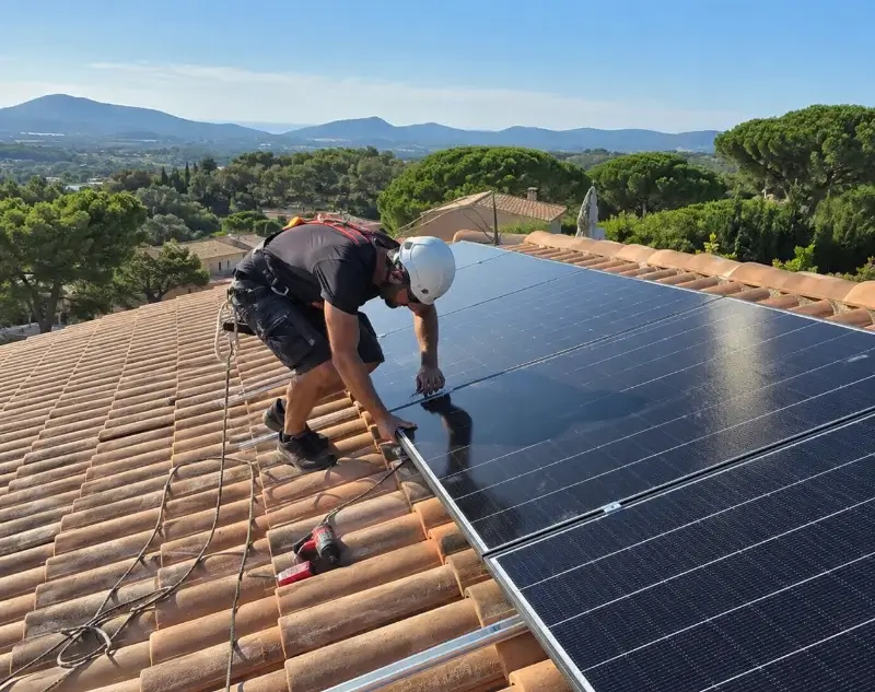 Installateur panneaux solaires Saint-Brès — pose photovoltaïque sur toiture